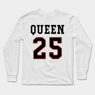 25th Birthday Gift Slab Queen 25 Long Sleeve T-Shirt